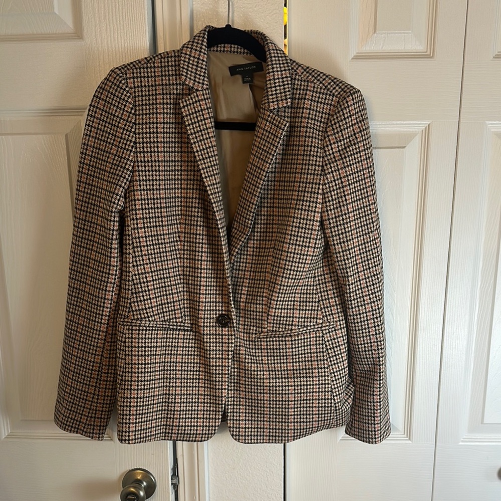 Women's Checked Blazer